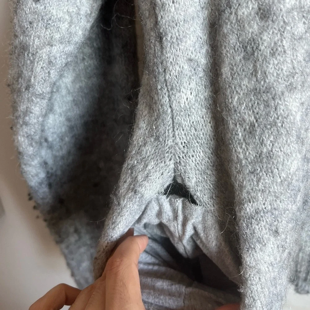 H&M Wool-Blended Gray Zip-Up Hoodie - Picture 10 of 10